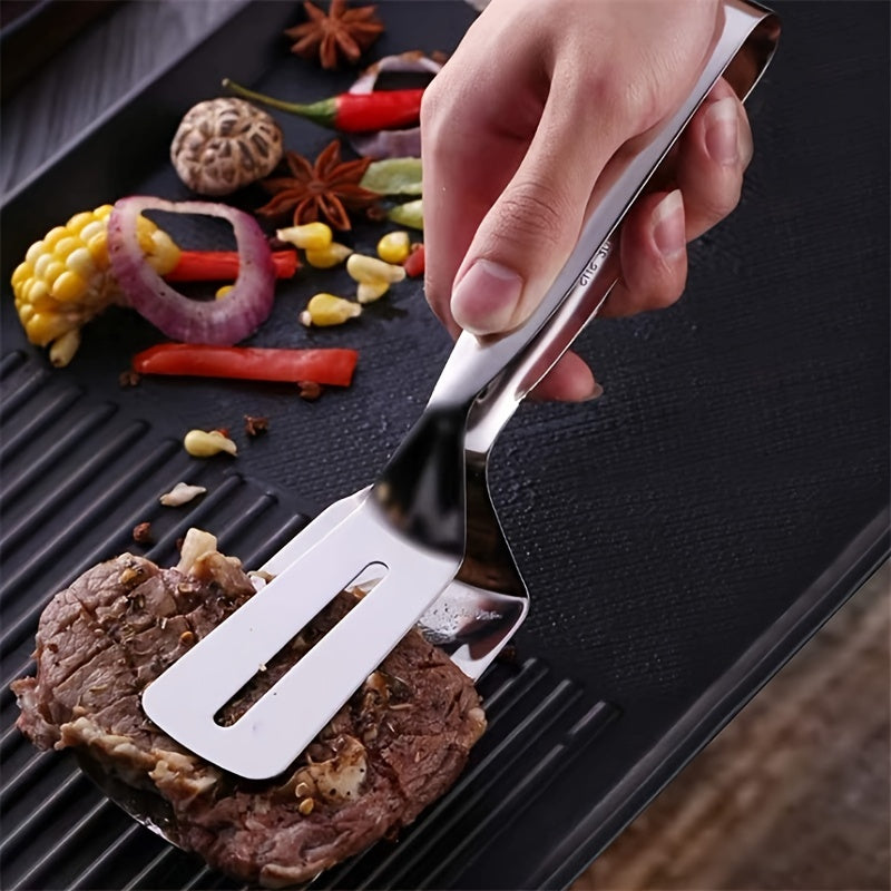 Stainless Steel Frying Shovel Clip for BBQ Pancakes