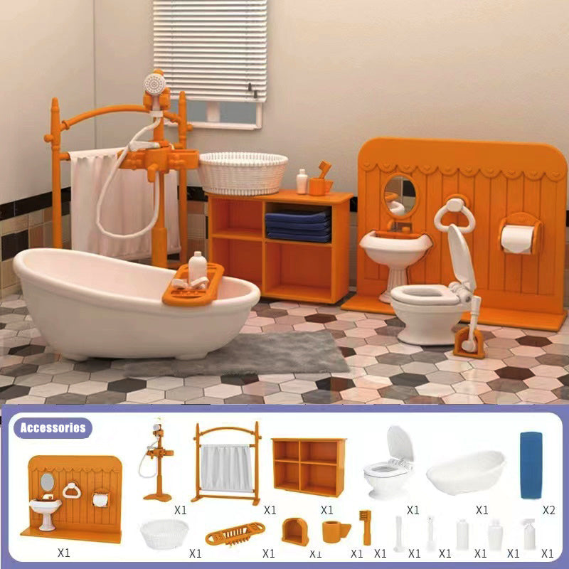 Doll Furniture Dollhouse Accessories Mini Housewarming DIY