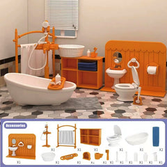 Doll Furniture Dollhouse Accessories Mini Housewarming DIY