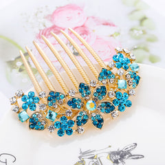 Bridal Hair Side Combs Rhinestone Hair Clip Crystal Barrette Wedding Accessories