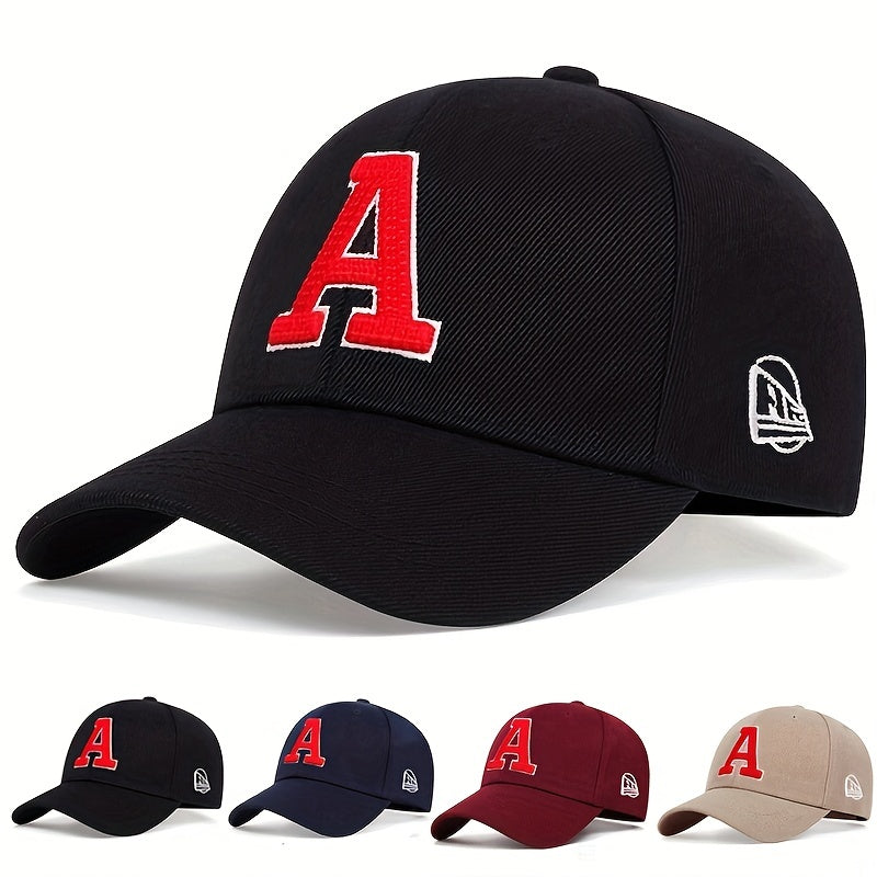 A Embroidery Baseball Cap Unisex Hip Hop Dad Hat Casual Solid Sun Hats