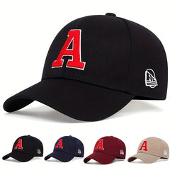 A Embroidery Baseball Cap Unisex Hip Hop Dad Hat Casual Solid Sun Hats