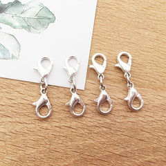 4pcs Double Headed Lobster Clasps DIY Jewelry Accessories
