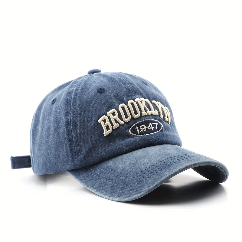 Brooklyn Embroidered Baseball Cap - Unisex