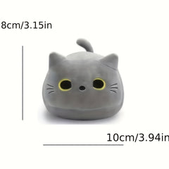 Grey Cat Throw Pillow Plush Doll Gift Decoration Doll