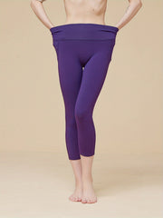 Women's Solid Thermal Pants Soft & Comfy Slim Elastic Tights