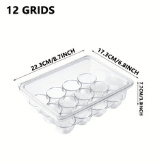 Egg Container Refrigerator Storage Box 12/14 Egg Organizer Holder