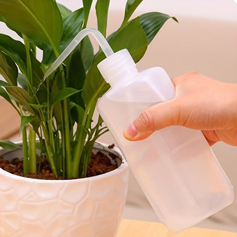 1pc 250ml Plastic Washing Bottle with Curved Spout