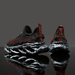 Men's Knitted Lightweight Running Shoes Spring Summer