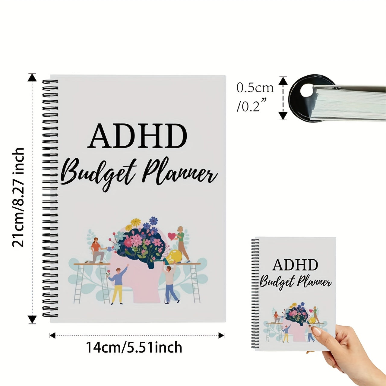 ADHD Budget Planner Monthly Organizer Journal