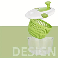 Kitchen Salad Vegetable Rotating Drain Basket Water Filter Spin Dryer