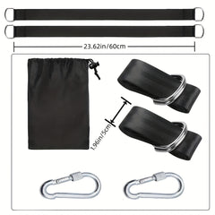 Tree Swing Sling Set with Safety Buckle & Pouch