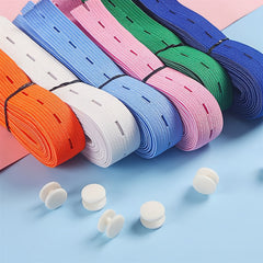 10pcs Self-adhesive Elastic Straps for Clothes Sorting and Storage