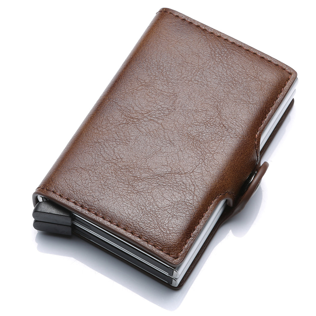 Men's RFID Dual Box Anti Magnetic Card Holder