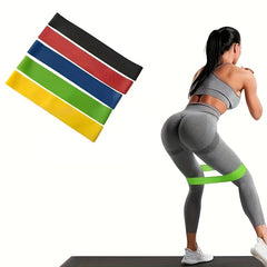 Elastic Resistance Bands Yoga Pilates Workout Gym Equipment