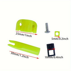 5pcs Bowfishing Arrows Safety Slides Kit for Compound Recurve Bow