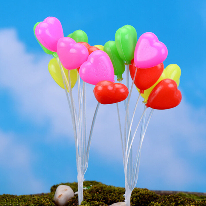 Mini Balloon Fairy Garden Dollhouse Craft Plant Pot Ornament Home Room