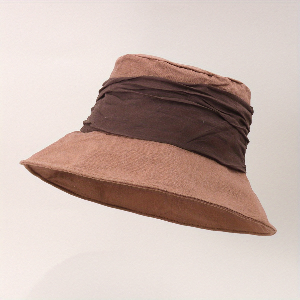 Casual Strap Decor Bucket Hat Sunshade Basin Hat