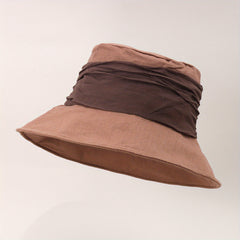 Casual Strap Decor Bucket Hat Sunshade Basin Hat