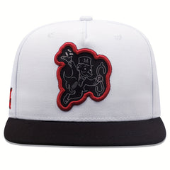 Unisex Sunshade Baseball Cap With PlayingCard Embroidery