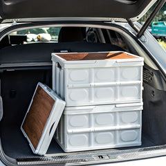 Foldable Car Trunk Storage Box for Outdoor Camping Picnics