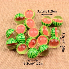 12pcs Watermelon Bouncy Balls for Parties and Events