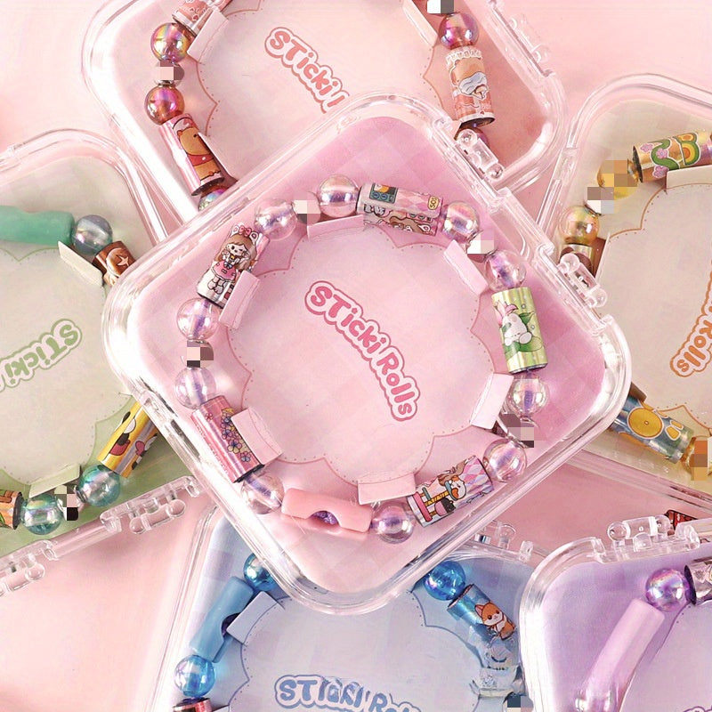 Wearable Shared Sticker Bracelet - Random One Character - DIY Sticker Bracelet