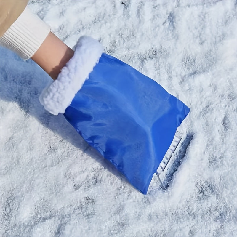 Car Snow Scraper Removal Glove Handheld Auto Window Clean Tool Ice Scraper