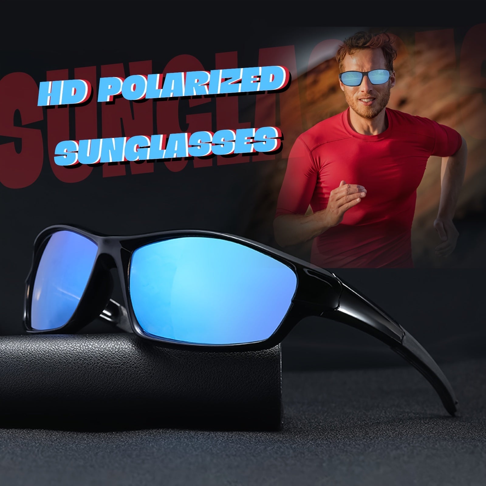 Polarized Sport Sunglasses For Men Women Cycling Driving Fishing