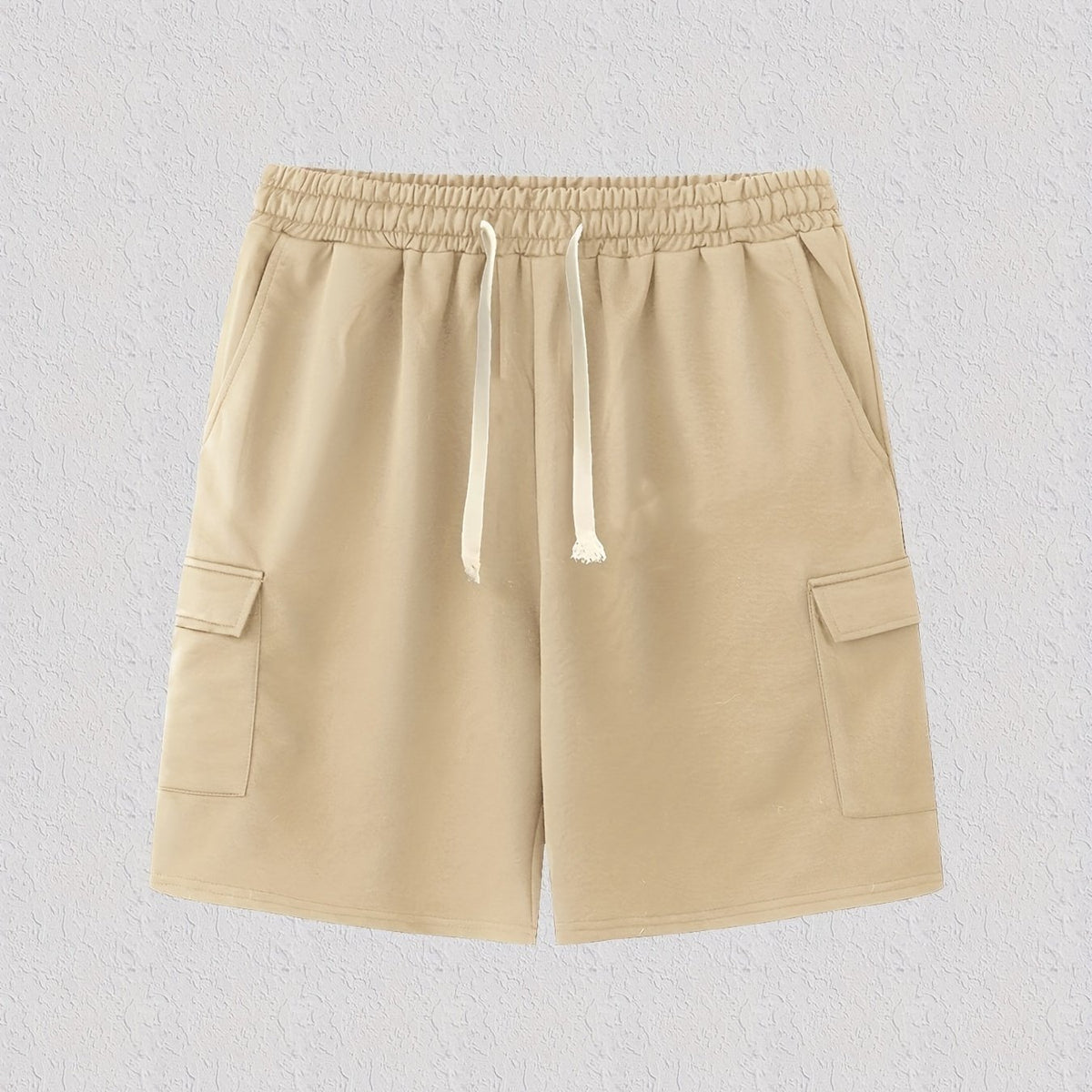 Men's Drawstring Waist Cargo Shorts for Summer Outdoor