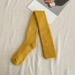 Solid Thigh High Socks Over The Knee Stockings Women's Hosiery
