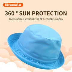 Breathable Wide Brim Sun Protection Bucket Hat for Outdoor Activities