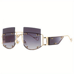 Men's Square Frame Sunglasses UV Protection
