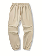 Men's Cartoon Flame Print Joggers Sweatpants