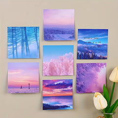 Maiden Heart Sticky Notes 50 Pages Landscape Style Notepad