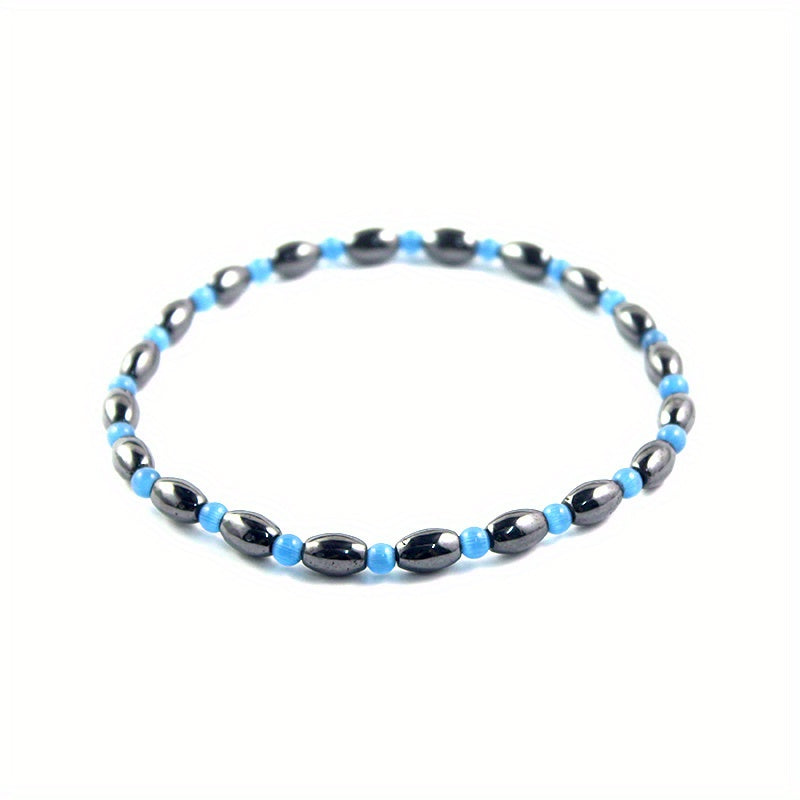 Gallstone Beaded Anklet Energy Healing Bracelet