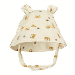 Baby Breathable Bear Sunshade Hat for Summer