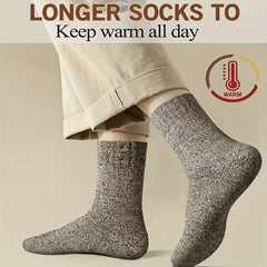 5 Pairs Men's Warm Wool Thicken Cotton Socks