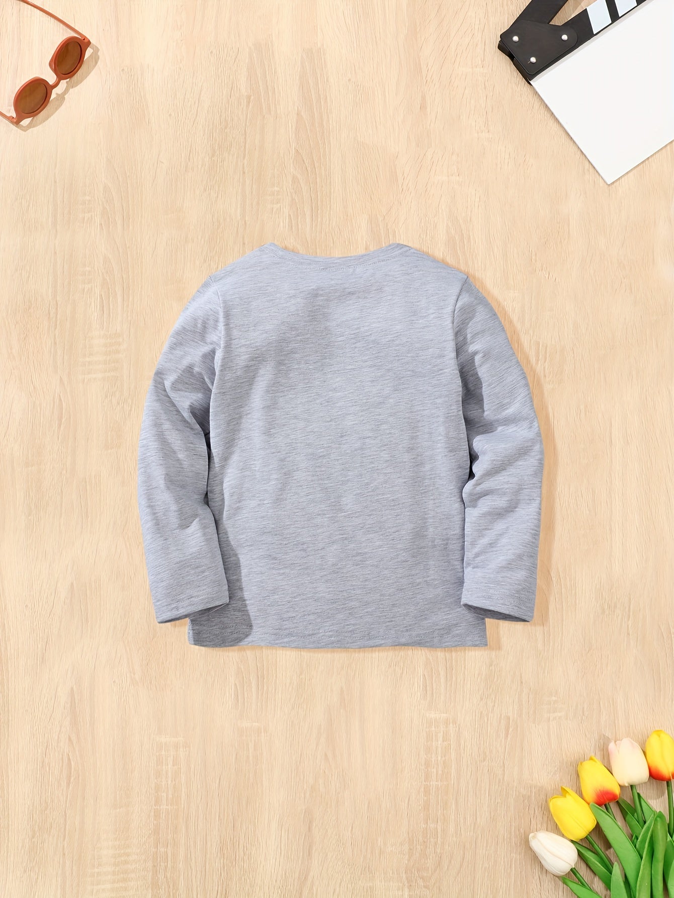 Men's Cotton Shark Graphic T shirt Long Sleeve Casual Stretch Breathable Shirt