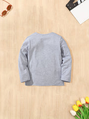 Men's Cotton Shark Graphic T shirt Long Sleeve Casual Stretch Breathable Shirt