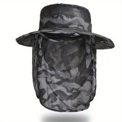 Camouflage Sun Hat Fishing Cap Outdoor Fisherman Hat