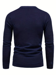 Men's Dragon Graphic Knitted Sweater