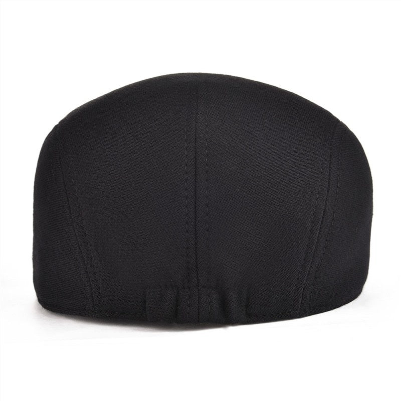 Men's Cotton Peaked Cap Solid Color