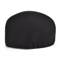Men's Cotton Peaked Cap Solid Color