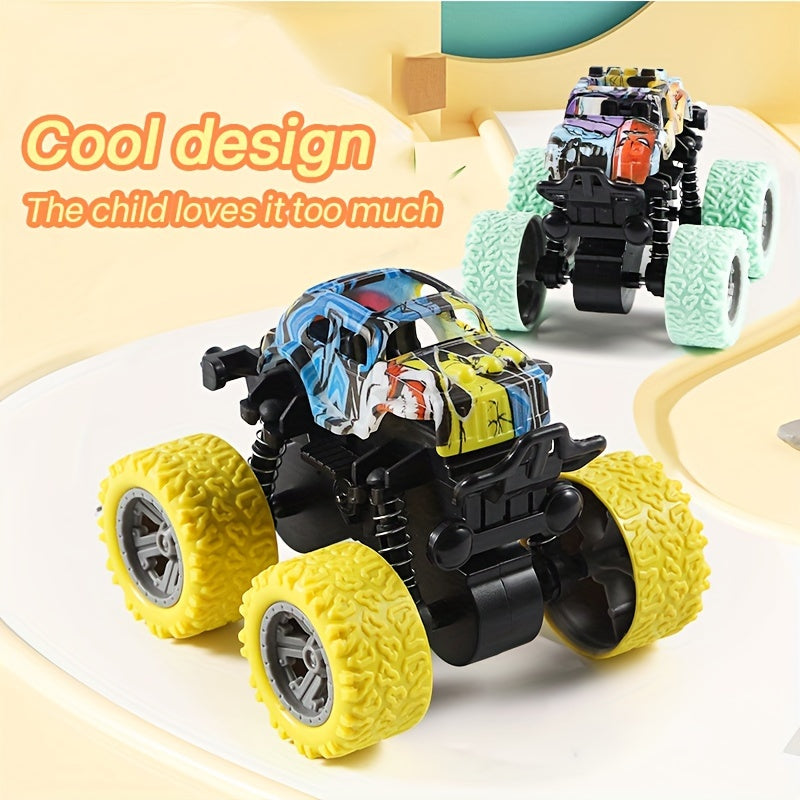Rotatable 4WD Inertial Stunt Off-road Vehicle Model Boy Toy Car