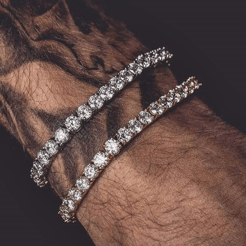 Hip Hop Claw Chain Bracelet Men's Diamond Rhinestone Chain