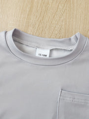 2pcs Baby Boys Casual T shirt & Shorts Set For Summer