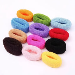 12pcs Hair Ties Elastic Bands Ponytail Holder No Break Hair Accessories