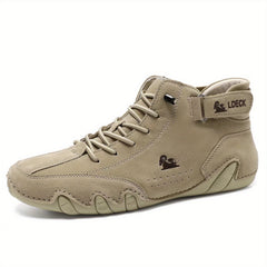 Men's Non Slip Breathable Casual Sneakers Hook And Loop Fastener Boots
