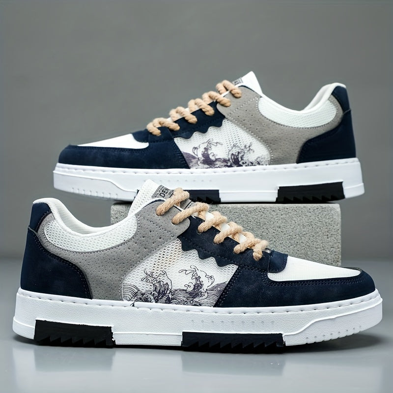 Men's Casual Lace Up Sneakers for Daily Wear